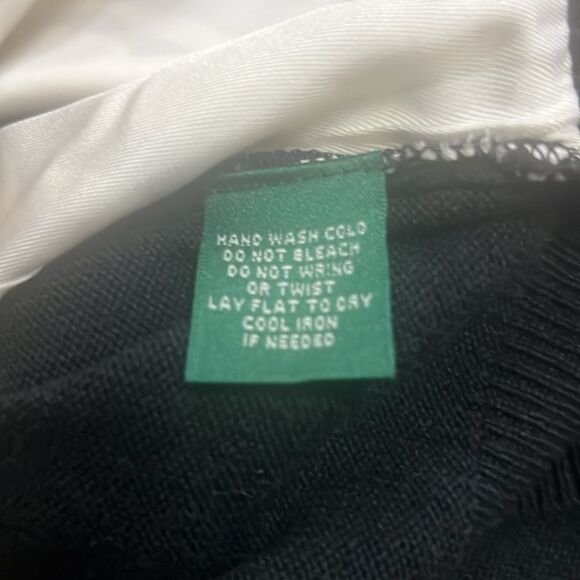 LAUREN RALPH LAUREN CASHMERE NWOT SILK TROPICAL PRINT FRONT‎ SWEATER SIZE 3X - Picture 5 of 7